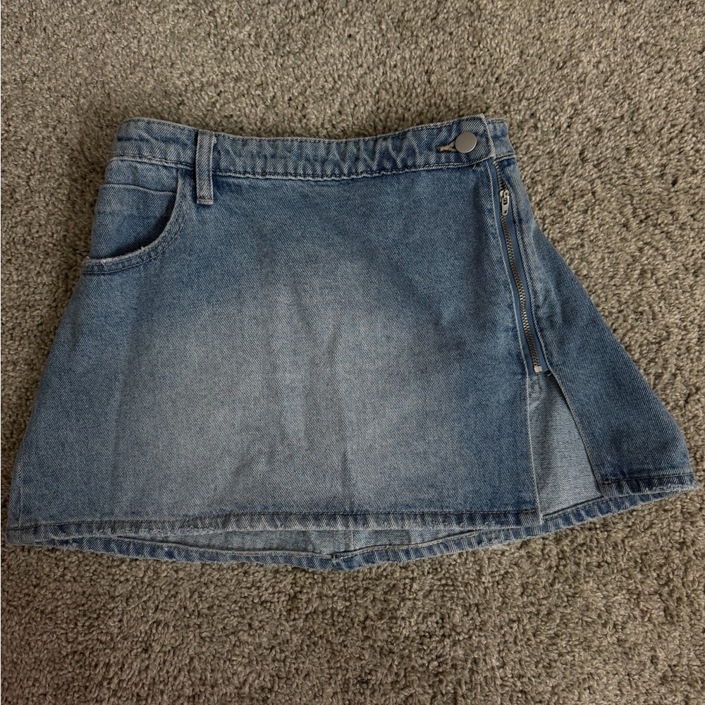 Denim Mini Skirt